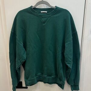 Reformation Green Crewneck Sweatshirt
